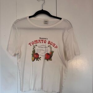 URBAN OUTFITTERS tomato soup tee
